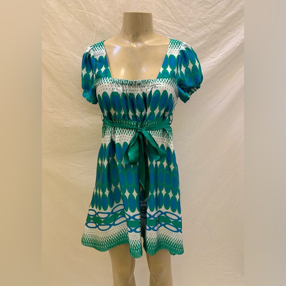 Zara Basic Size Large Short Sleeve Multicolored O… - image 2